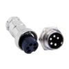 GX16 Connector 5 Pin Satraight Waterproof Male Female Aviation Wiring Connector view 1