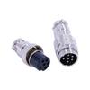 10pcs GX16 Connector 6 Pin Power Male Female Straight Wire Connector view 2