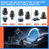 HONGDAK 70in1 Upgrade Action Camera Accessories Kit Compatible with GoPro Hero 13 12 11 10 9 8 7 6 5 4 Max 11 mini Insta360 X5 X4 X3 GO3 DJI Osmo Action 6 5Pro 4 3 AKASO Sony Sports DV view 3