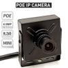 CNDST 2K 4MP HD CCTV H.265 POE WDR Mini Hidden Security Camera, HD 4MP Mini Surveillance IP Camera P2P Remote View H.265/H.264 CCTV Video Camera Human Vehicle Motion Detection Face Record XMEYE view 2