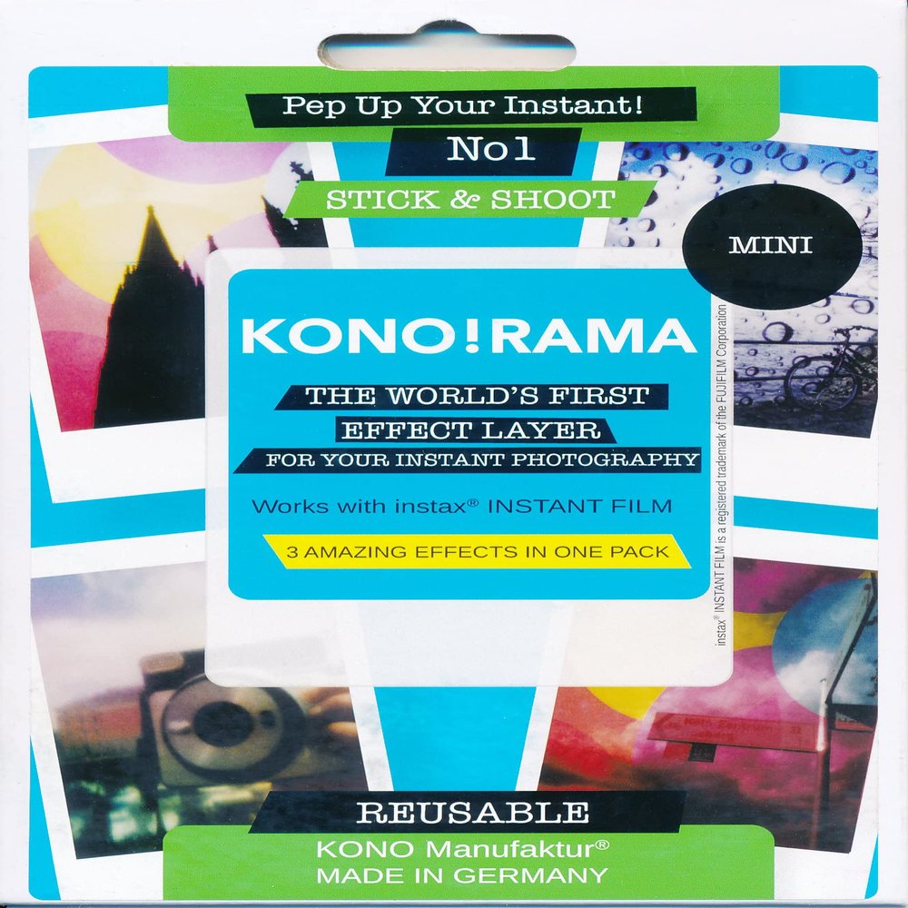KONO!RAMA 1-Mini 3-Piece Filter Set for Fuji Instax Mini