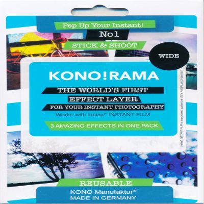 KONO!RAMA 1-Wide Filter Set of 3 for Fuji Instax Wide