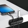 PMR - Cord Organizer, Cable Management, Electronic Accessories, 2 Pack Cable Organizers for Car Home and Office (1, 3 Slots) view 1