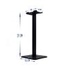 Ewent EW1586 Headphone and Desktop Headphone Stand, Detachable Headphone Stand, Non-Slip TPU Silicone Headphone Holder for Headphones of, Suitable for Desktop, Black view 3