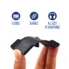 Ewent EW1586 Headphone and Desktop Headphone Stand, Detachable Headphone Stand, Non-Slip TPU Silicone Headphone Holder for Headphones of, Suitable for Desktop, Black view 4
