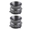 1 Pair Nab Hub Adapters, 10 Inch Universal Reel Tape Recorder Accessories, Easy to Install, Aluminium Alloy Polished, Nab Hub Adapter for Akai Teac view 1