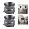 1 Pair Nab Hub Adapters, 10 Inch Universal Reel Tape Recorder Accessories, Easy to Install, Aluminium Alloy Polished, Nab Hub Adapter for Akai Teac view 2