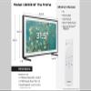 Samsung 32-Inch Class QLED The Frame LS03C Series, 1080p Resolution, Quantum HDR, Art Mode, Anti-Reflection Matte Display, Slim Fit Wall Mount Included, Smart TV w/Alexa Built-in (QN32LS03CB) view 4