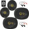 KICKER Front Door and Deck 4 & 6x9 Speakers Kit for Cadillac Eldorado 96-02 Upgrade Kit - 2 Pairs of CS Series 4 and 6x9 Inch Speakers with Harnesses - 46CSC44 & 46CSC6934 view 1