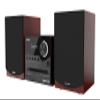 Sharp XL-B512 Micro Component Wireless Bluetooth Audio Streaming & CD Player Wood Speaker System + Remote, USB Port, MP3 Playback, FM Stereo Digital Tuner, Aux Input, Brown Oak view 2