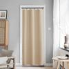 NICETOWN Biscotti Beige French Sidelight Door Window Curtains for Window view 2