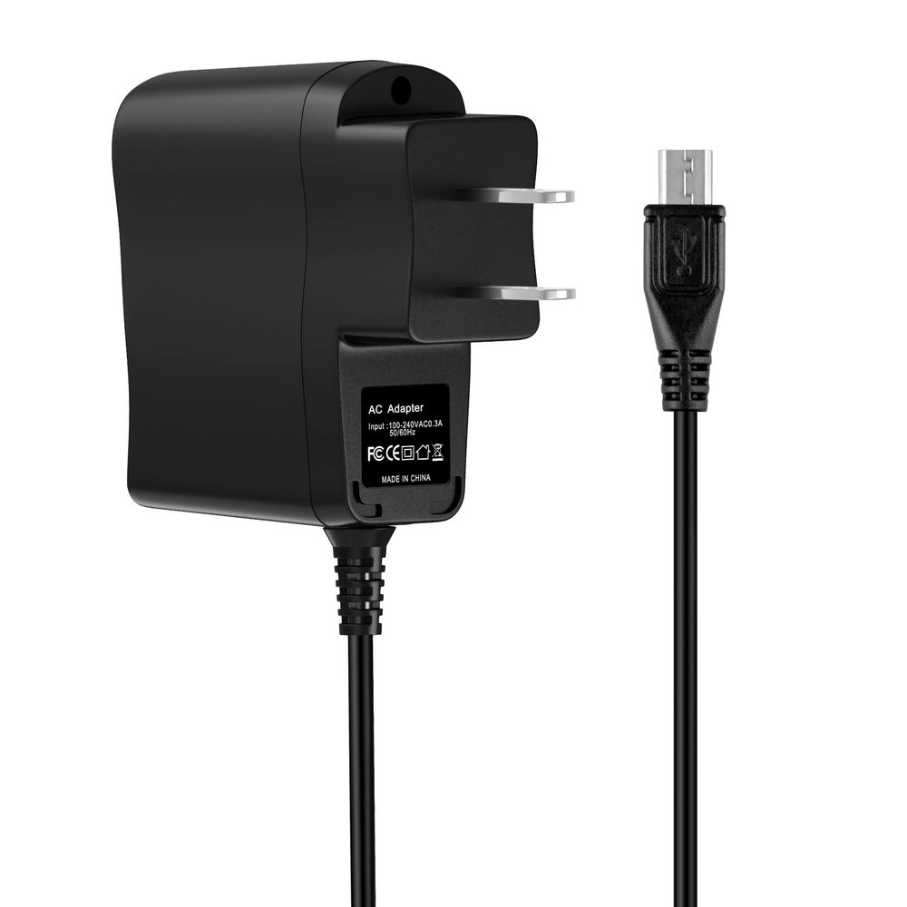J-ZMQER AC/DC Power Charger Adapter + USB Cord Compatible with Garmin Edge 1000 LM/T Approach G8 GPS