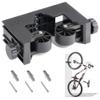 CyclingDeal Bike Tire Bicycle Clip Storage Wall Mount Rack - Premium Quality Clip for Outdoor & Indoor - Safe & Secure for Storing Road Mountain Bikes in Garage or Home - MTB 1.5"-2.4" (Pack of 1) view 1