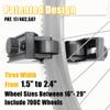 CyclingDeal Bike Tire Bicycle Clip Storage Wall Mount Rack - Premium Quality Clip for Outdoor & Indoor - Safe & Secure for Storing Road Mountain Bikes in Garage or Home - MTB 1.5"-2.4" (Pack of 1) view 2