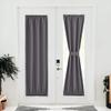 NICETOWN Grey French Door Curtain for Front Glass Door,80 Inch Long view 1