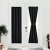 NICETOWN Black French Door Curtain for Front Glass Door,80 Inch Long view 1