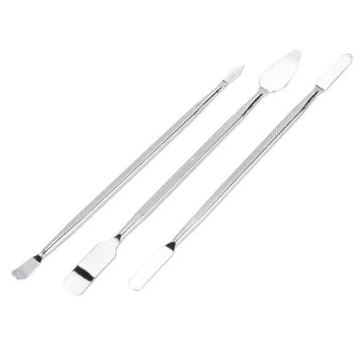 3Pcs Spudger Set,Mobile Phone Opening Repair Pry Tool Double-Ended Stainless Steel Thin Pry Bar Disassemble Hand Tool Kit for Electronics, Cell Phone, Laptop,Tablets