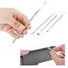 3Pcs Spudger Set,Mobile Phone Opening Repair Pry Tool Double-Ended Stainless Steel Thin Pry Bar Disassemble Hand Tool Kit for Electronics, Cell Phone, Laptop,Tablets view 4