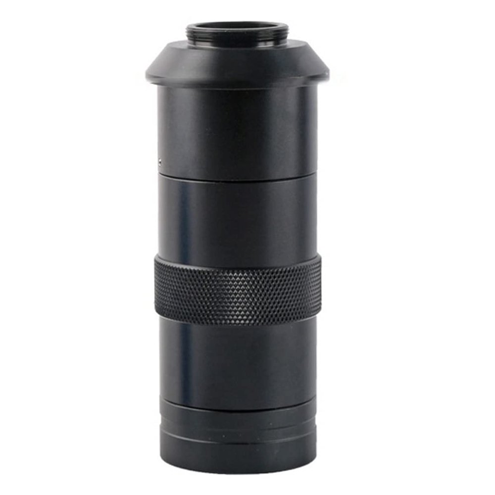 Microscope Accessories Kit 180X 120X 300X 200X 130X Zoom C-Mount Microscope Lens 0.7X~4.5X Magnification 25mm for Video Microscope Camera Microscope Slides (Color : 130X 39mm)