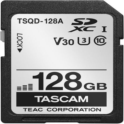 TASCAM TSQD-128A 128GB High Performance SD Card