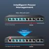 REOLINK PoE Switch with 8 PoE and 2 Gigabit Uplink Ports, Ideal for REOLINK RLN36 NVR and Power Over Ethernet IP Cameras, IEEE802.3af/at, Metal Casing, Desktop/Wall Mount, RLA-PS1 view 4
