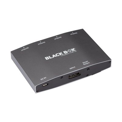 Black Box Network - DPMSTHUB-4P MST Hub - DisplayPort 1.2, 4K, 4-Port - for Desktop PC, Notebook -