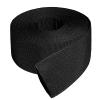 2.25" ID Nylon Protective Hose Sleeve, Nylon Protective Sleeve Nylon Protective Sheath Nylon Cable Cover for Welding Torch Hydraulic Hose, 25' Length, Black view 1