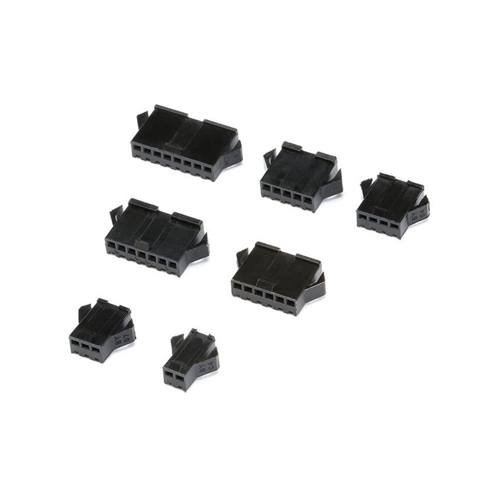 BUIEX Demasiado Connector Plug Pitch 2.54MM Female and Male Housing + Terminals SM-2P SM-2R JST SM2.54 2/3/4/5/6/7/8 P Pin (Color : 5p, Size : 20PCS)