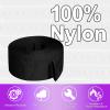 0.5" ID Nylon Protective Hose Sleeve, Nylon Protective Sleeve Nylon Protective Sheath Nylon Cable Cover for Welding Torch Hydraulic Hose, 25' Length, Black view 3