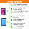 [2 Pack] Lnuyefn Screen Protector for Lenovo Tab M8 Gen 4th 2023 Gen 3 2022 Tab M8 HD LTE 2021/Tab M8 HD/Smart Tab M8/Tab M8 FHD 2019, Tempered Glass Film Guard for M8 8 Inch 9H Hardness, Bubble-free view 2