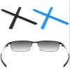 ToughAsNails 2 Pairs Replacement Ear Socks for Oakley Tincup OX3184/Tincup 0.5 OX5099/Pitchman/Pitchman R/Wheel House Glasses Black&Blue view 1