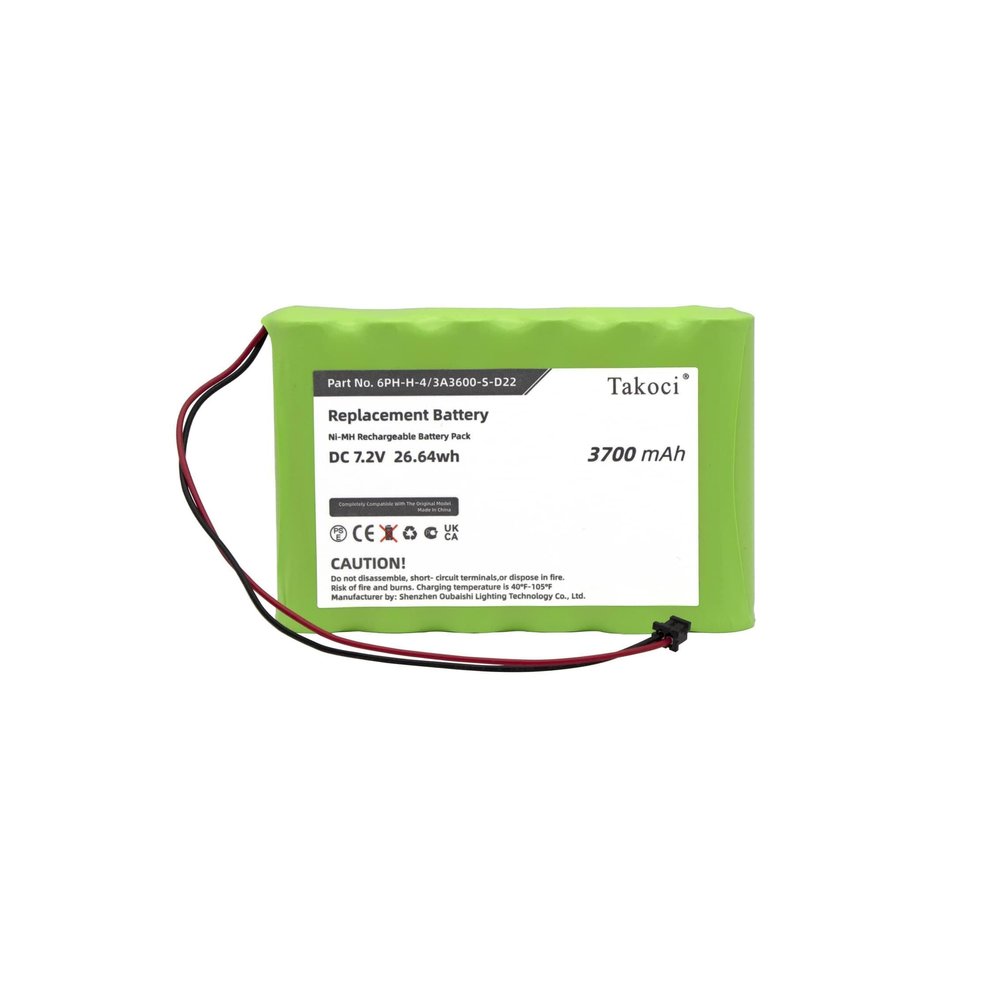 (2Pack) Replacement Battery for DSC 6PH-H-4/3A3600-S-D22 Compatible with ADT Impassa Wireless Alarm Systems DSC Impassa 9057 Wireless Control Panel 3700mAh/ 7.2V