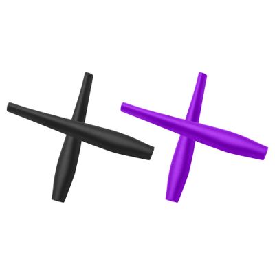 ToughAsNails 2 Pairs Replacement Ear Socks Rubber for Oakley Crosshair 2.0 OO4044 Sunglasses Black&Purple