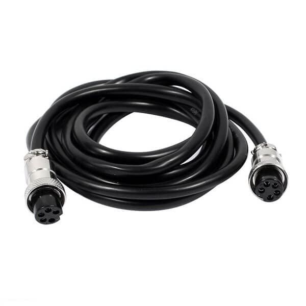 10pcs Female to Female 5 Pin GX16 Connector Cable Cordset Air Plug Female Aviation Socket Cable 1M