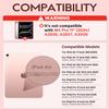 GreenLaw Keyboard Case for iPad Air 11-inch (M3/M2) 2025/2024 & Air 4th/5th Gen & iPad Pro 11 inch (1st/2nd/3rd/4th Gen), Smart Touchpad, 7-Color Backlit, Stain Resistant Cover, Blush Pink view 2