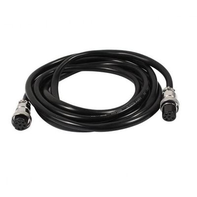 keisnoaja 10pcs 7 Pin GX16 Connector Female Double Ended Cable Aviation Electrical Circular Cable 1M