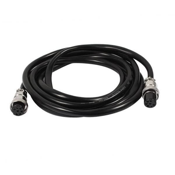 keisnoaja 10pcs 7 Pin GX16 Connector Female Double Ended Cable Aviation Electrical Circular Cable 1M