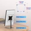ITSHOM Mount Compatible with Echo Show 15 (1st, 2nd Gen), Swivel 270 Degrees Left and Right, Tilt 90 Degrees Up, Rotate 360 Degrees for Landscape or Portrait, Riser Stand Made of Solid Steel (Black) view 4