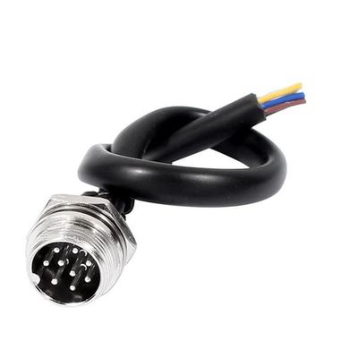 10pcs GX16 Connector 9 Pin Male Threaded with 1M Waterproof Electrical Aviation Cable