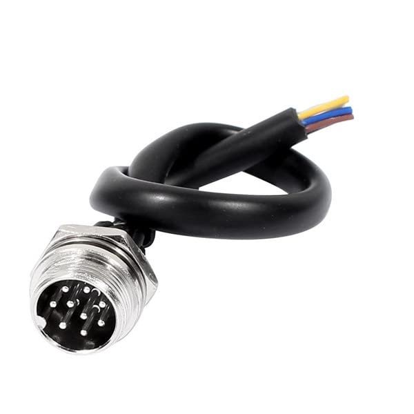 10pcs GX16 Connector 9 Pin Male Threaded with 1M Waterproof Electrical Aviation Cable