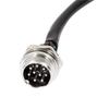 10pcs GX16 Connector 9 Pin Male Threaded with 1M Waterproof Electrical Aviation Cable view 2