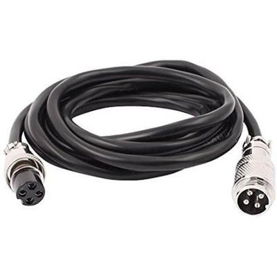 10pcs gx16 Connector 4 pin Cable Air Male Female Aviation Socket Plug Cable Assemblies 1M