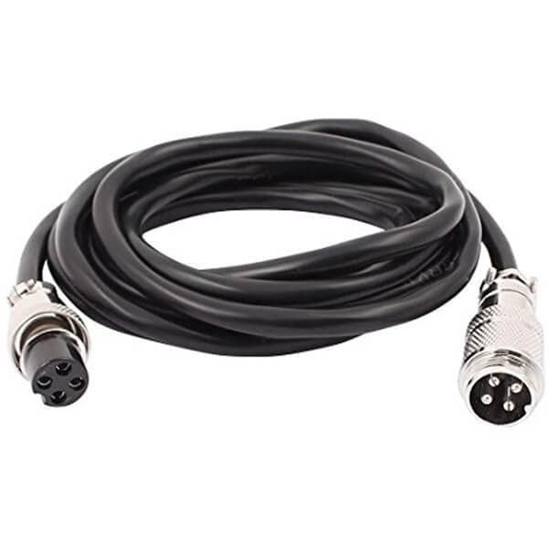 10pcs gx16 Connector 4 pin Cable Air Male Female Aviation Socket Plug Cable Assemblies 1M