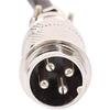 10pcs gx16 Connector 4 pin Cable Air Male Female Aviation Socket Plug Cable Assemblies 1M view 2