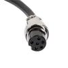keisnoaja 10pcs 6 Pin GX16 Connector Female to Female Double Ended Assembly Plug Cables 1M view 2