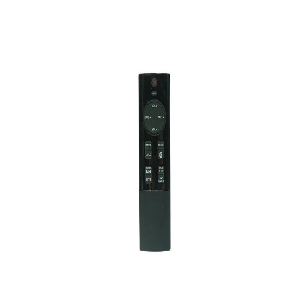 DirectNine Basics Replacement Remote Control Compatible for Hitachi HSB40B16 HSB32B26 Sound bar Soundbar 2.1 Audio System