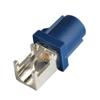 Fakra Female Pins Car GPS Antenna Fakra C Male Right Angle End Launch PCB Solder Blue Connector view 3