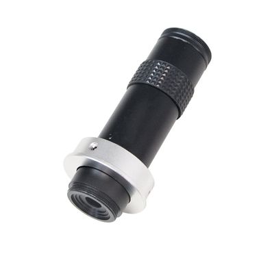 48MP 4K 1080P HDMI USB Industrial Video Digital Microscope Camera 1-130X Zoom C Mount Lens Cantilever Stand for Repair Soldering (Color : 130X Lens)