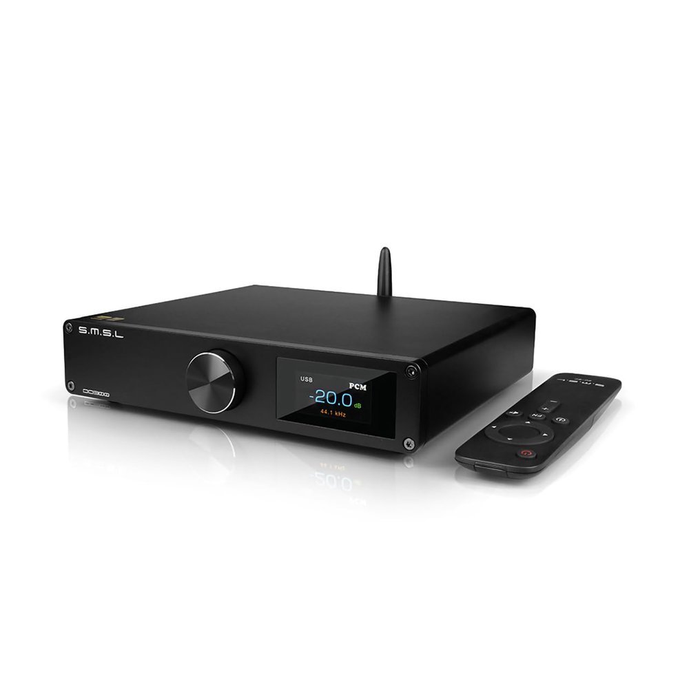 SMSL DO300 Full Balanced DAC Preamp with ES9039MSPRO - XU316 DSD512 32bit/768kHz Home Digital Audio Converter USB/Optic/Coaxial/l2S/AES Input RCA/XLR Output HiFi Desktop MQA Decoder
