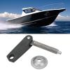 Outboard Motor Clamp, Durable Rust-Resistant Stainless Steel Marine Handle Assembly for Fishing Boats, Recreational Boating, Marine Hardware Applications view 2
